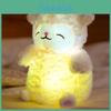 Kids Colorful Led Luminous Sheep Plush Toy With Short Pile Fur For Playroom Decor And Gifts