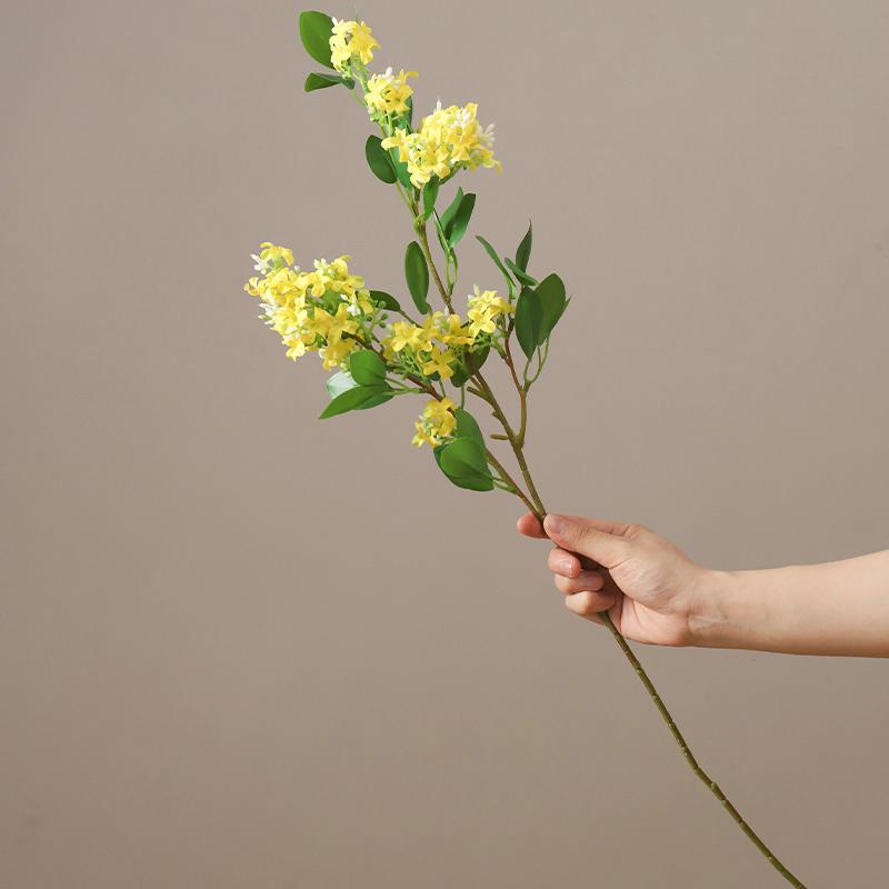 

1Pcs 74cm Artificial Flowers Bouquet Silk Fake Flower for Home Table Decor Garden Wedding Decoration Vase Flower Arrangement 1Pcs жёлтый