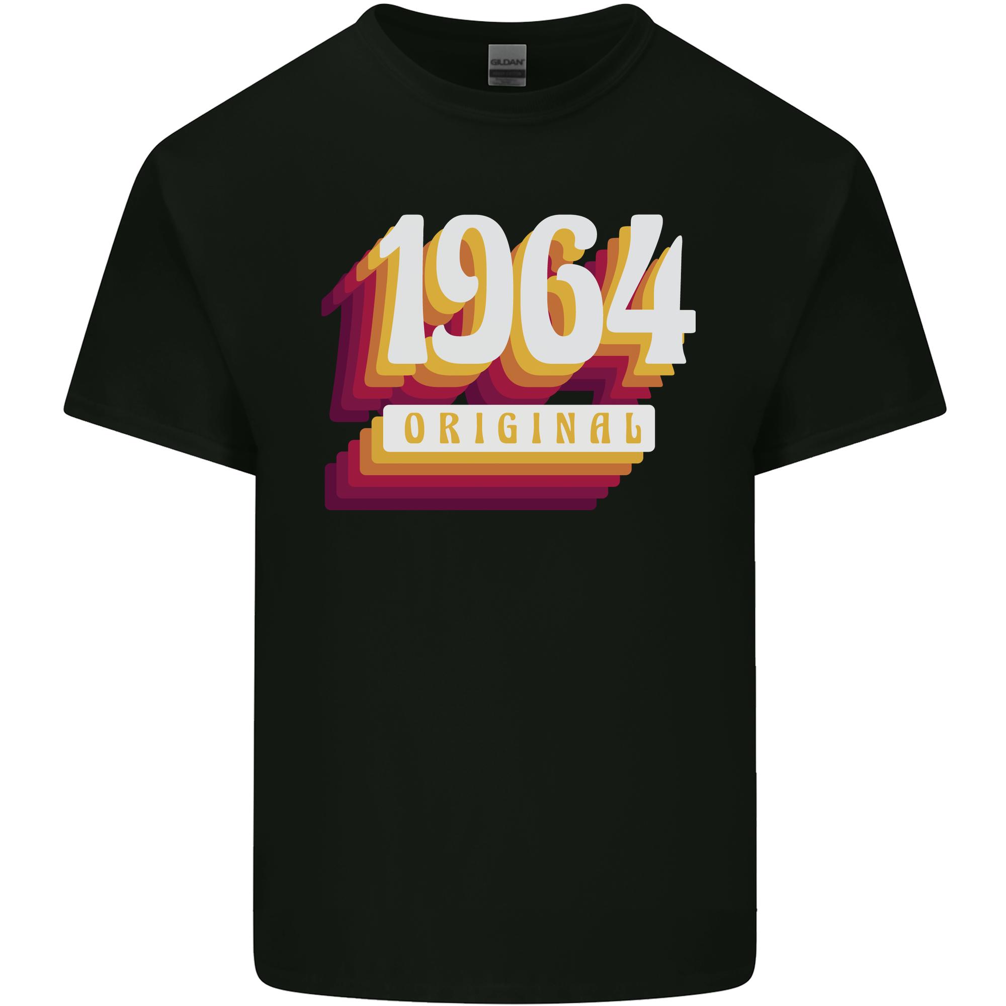Retro 62nd Birthday Original 1964 Unisexs Light Cotton TShirt S