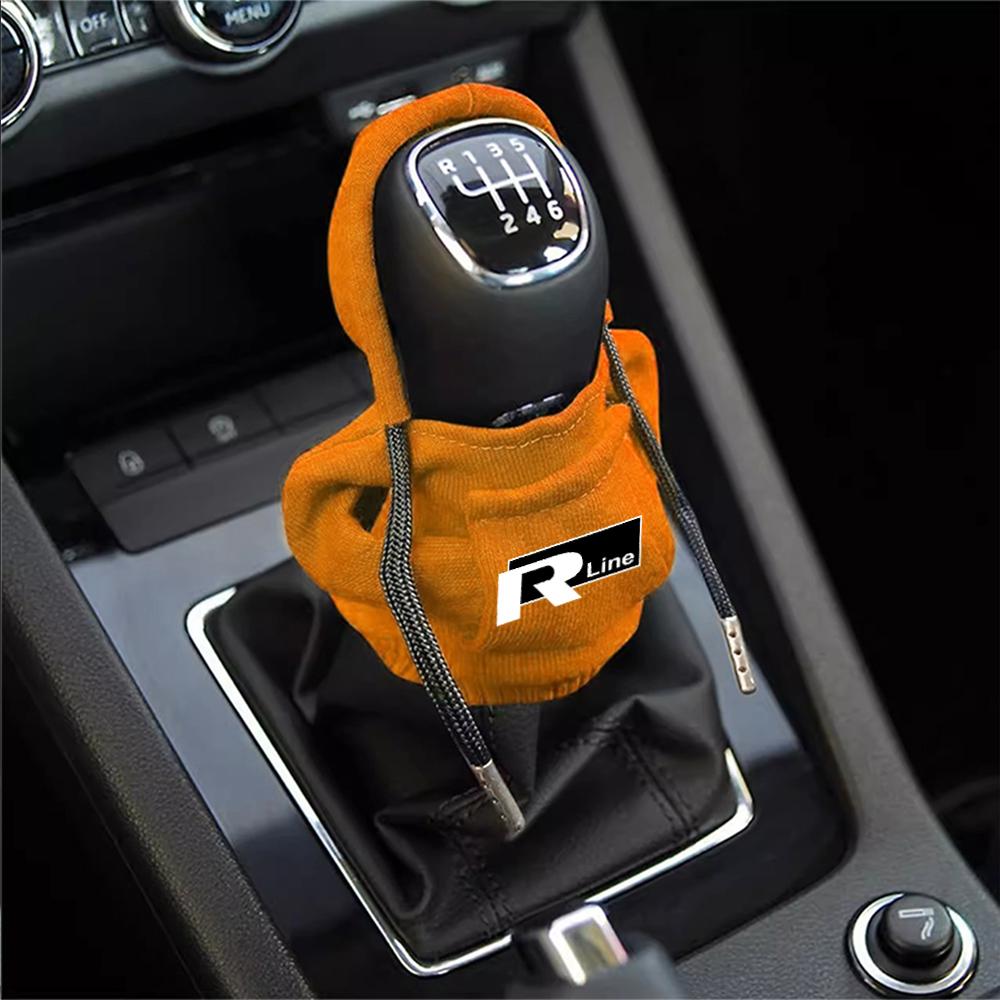 For Volkswagen MK1 Car Gear Shift Hoodie Cover Manual Shift Lever Accossories For Volkswagen Golf Passat Jetta Tiguan Polo Bora Beetle Vento Rline