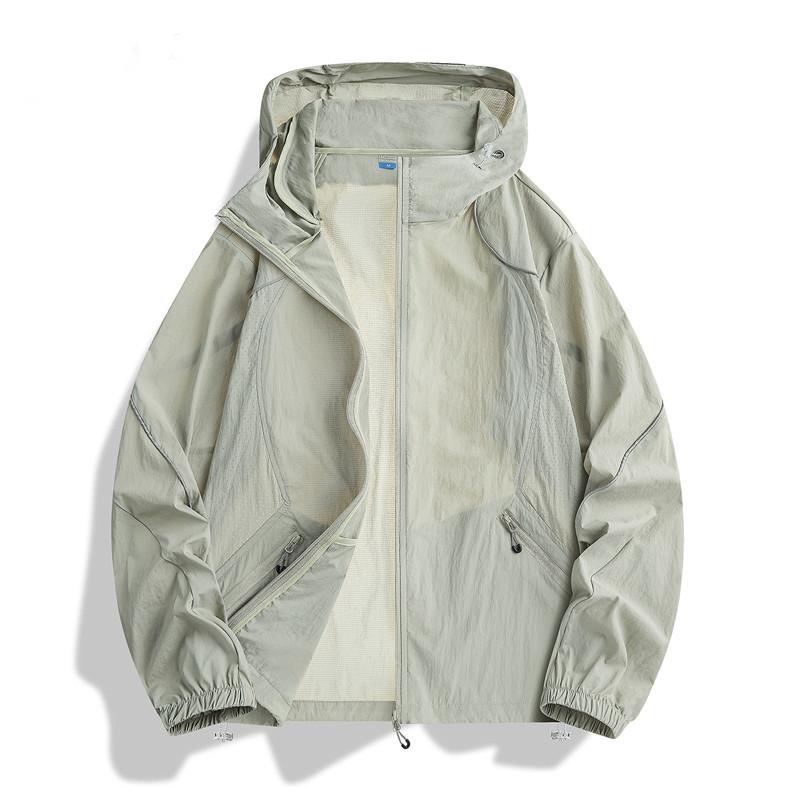 1011 Summer New Women's Sun-Protection Shirt, Large Brim UV Protection Lightweight Breathable Fishing Sun Protection Men's Outerwear