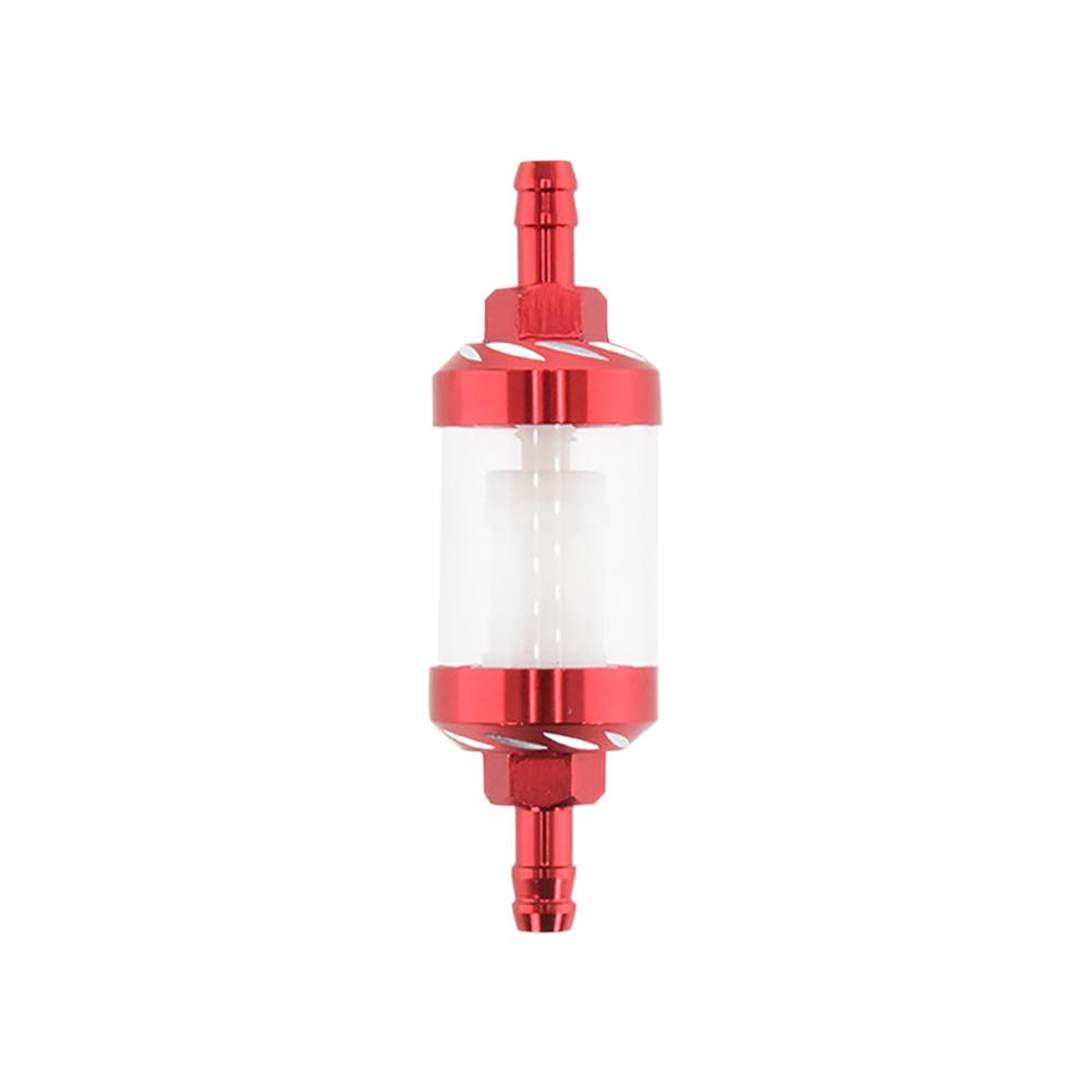 CNC Aluminum Alloy 8mm Glass Gas Fuel Engine Oil Filter Moto for Dirt Pit Bike 125/140/150/160cc CRF70 90 110 TTR100 110 KLX65