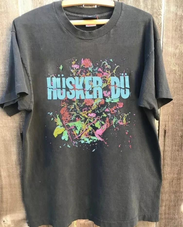 

Husker Du Band Shirt, Husker Du Charcoal Cotton Color T-shirt Unisex S-5XL Unisex T-Shirt XXXXL