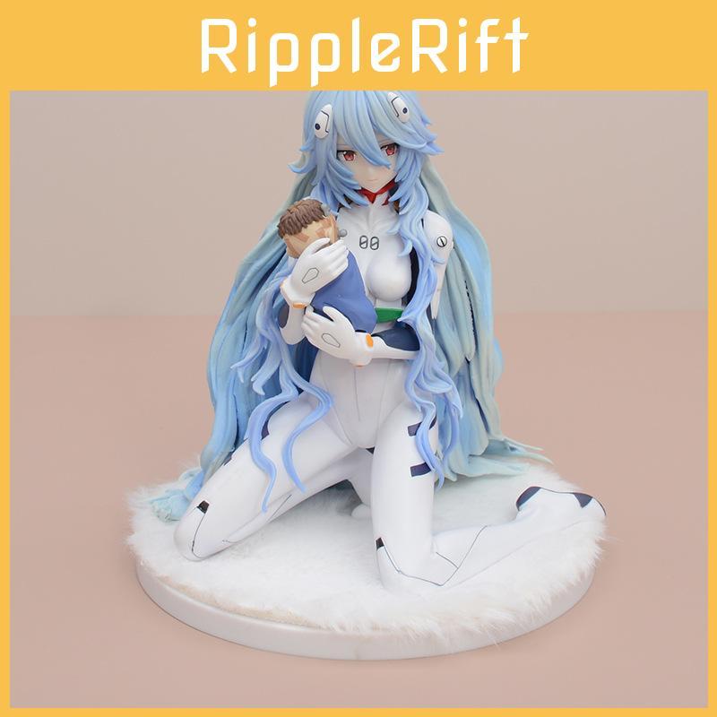 Evangelion Ayanami Rei Pvc Action Figure With Plush Blanket For Anime Fans And Collectibles