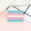 Transgender Pride Enamel Pin LGBT Flag Peace Trans Gay Lesbian Brooch Custom Bag Lapel Pins Cartoon Cute Badge for Lover Jewelry