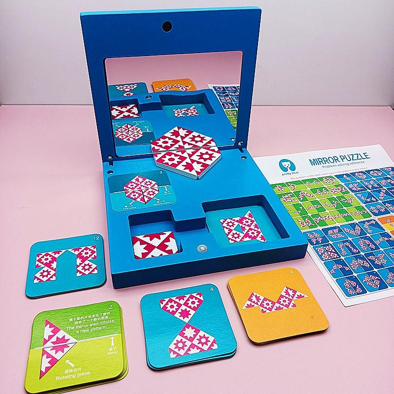 

Монтессори Зеркальный Пазл: Помощь в изучении математики для детского сада и старших классов Standard