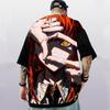 New Retro Men's T-Shirt 3d Character Print Short Sleeve T-Shirt Tops Street Hip Hop Man Clothes Loose Oversized Tee For Men