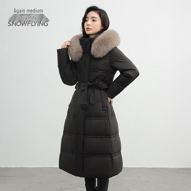 

SNOWFLYING Women s Mid-length Fur Collar Down Jacket N X40145670F 2XL