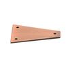 Professional Triangular Core Cover 3 Holes Metal Guitar Adjustment Rod Covers Electric Guitar Bass Replacement Parts