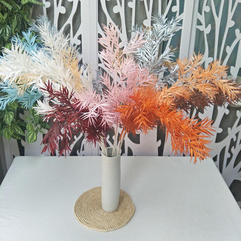 Plastic Bamboo Leaves For Wedding Photography Props And Home Decoration Gift
