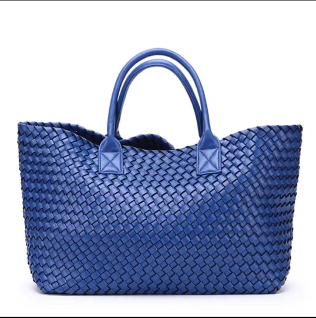 

Модная плетеная большая сумка-тоут 2025 - Стильная трендовая сумка через плечо в стиле знаменитостей