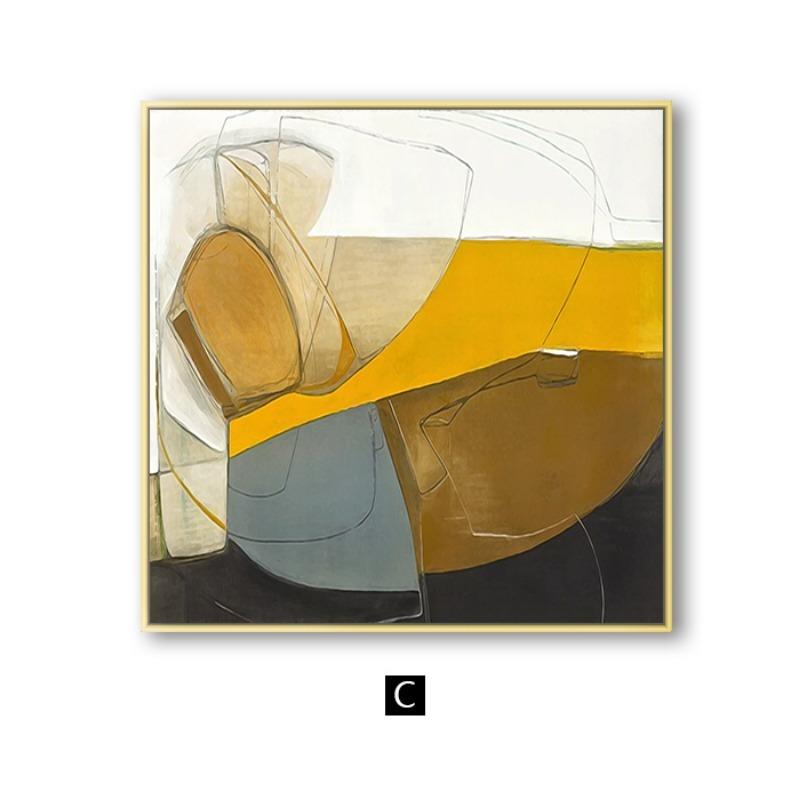 

Скандинавские абстрактные украшения, картины на холсте, настенные картины, современные постеры и принты, настенные декоративные картины для гостиной 20x20cm No Frame