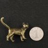 Brass Office Desktop Ornaments Couple Cat Desktop Bronze Sculpture Cat Decorative Figurines  Gift