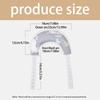 Breathable Cotton Baby Pillow Crescents Shape Neck Support Cartoon Pattern Bedding Pillow for Newborns