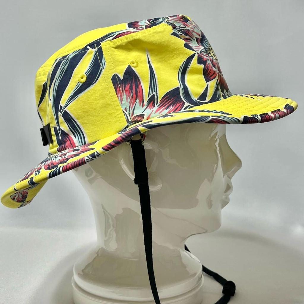 Used [Super Good Condition] Patagonia Water Repellent & Strongest UV Protection UPF50+ Foldable Trim Brim Hat Yellow All Over Pattern Unisex Size S