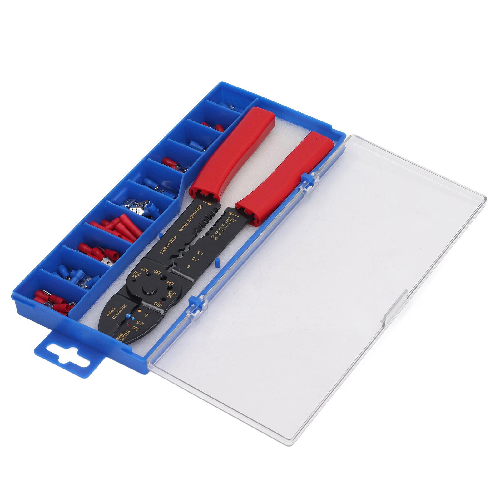 

Инструмент для обжима проволочных клемм, набор кримпера для ПВХ-изолированных клемм для проектов по зачистке и прокладке проводки