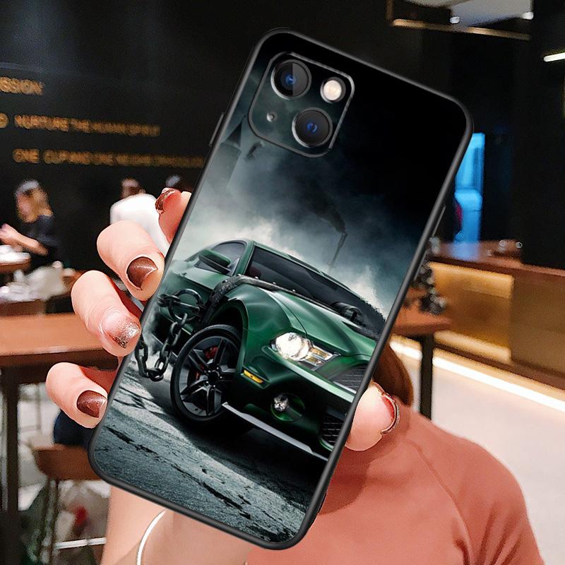 Sport Cars Male Men Phone Case For iPhone 16 Pro Max 15 14 12 11 13 Pro Max Plus 12 13 Mini XR 16e Funda Silione Cover