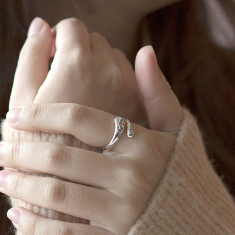 SHOVEOFF SVR-S630 Silver 925 Open Band Ring