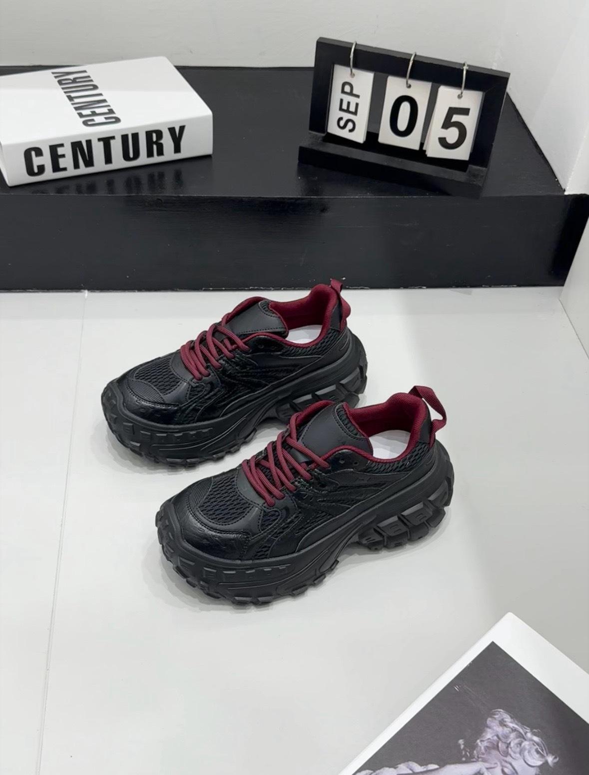 

Невысокий мужчина увеличивает 7 см подошву шины папины кроссовки женские дуриановые туфли платформа спортивные универсальные повседневные туфли 40 чёрный