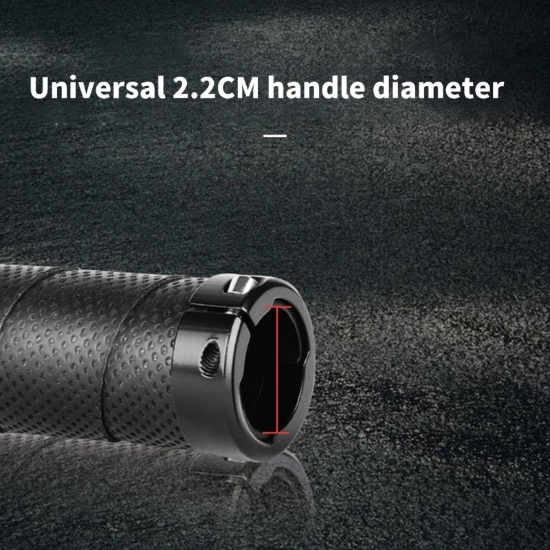 2pcs Durability Leather Mountain Bike Grip Ergonomic Comfortable Handlebars Grip for Professional Cyclists