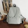 2025 Minimalist Lightweight Backpack: Versatile Flap Shoulder Bag for Outdoor Travel, Unisex Casual Style