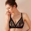 Wire-free Bunny Ear Women's Thin Cup Bra Breathable and Sexy Underwear