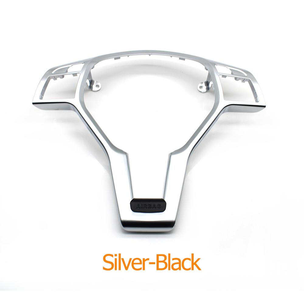 Car Steering Wheel Chrome Panel Cover Trim For Mercedes Benz AMG A B C E Class W176 W246 W204 W212 For GLK GLA CLA CLS