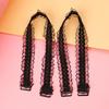 Adjustable Lace Underwear Shoulder Straps Non-slip Mesh Hollowed Flower Shoulder Straps Women Elastic Stretch Bra Accessories