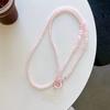 Cute Candy Jelly Star Beaded Chain Crossbody Shoulder Lanyard Lovely Decorative Straps Charm Handbags for Mobile Phone Accessory