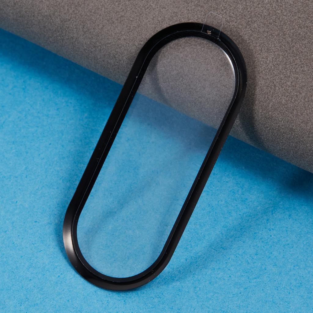 2Pcs/Pack For Xiaomi Smart Band 10 Screen Protector Smart Watch HD Clear PMMA Film (Black Edge)
