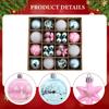 Weihnachtskugel Ornament Hängeanhänger Innenfeier Weihnachtsdekoration Bruchsicher für