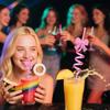 Bow Spiral Straw Cartoon Straw Drink Accessory Party Party 10pcs