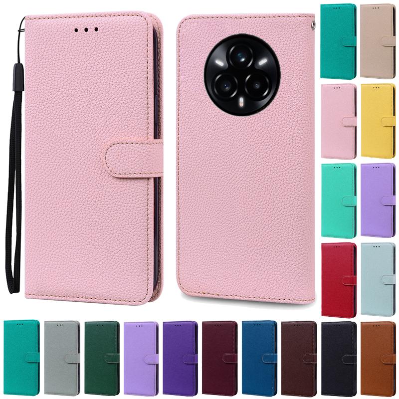 For Realme 14 Pro Case Leather Flip Wallet Cover For Realme 14 Pro Plus Case Book Cover For Realme 14 Pro Plus 5G Phone Case