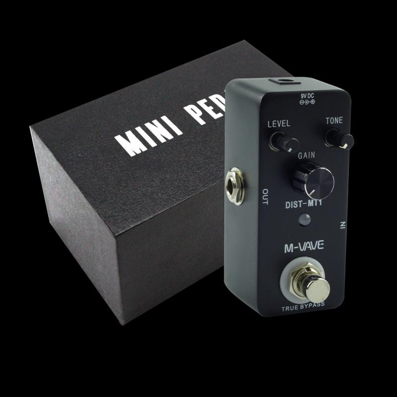 M-VAVE DIST-MT1 Heavy Metal Distortion Guitar Effect Pedal True Bypass Strong Bass and Clear Dry Distortion Effects Pedal