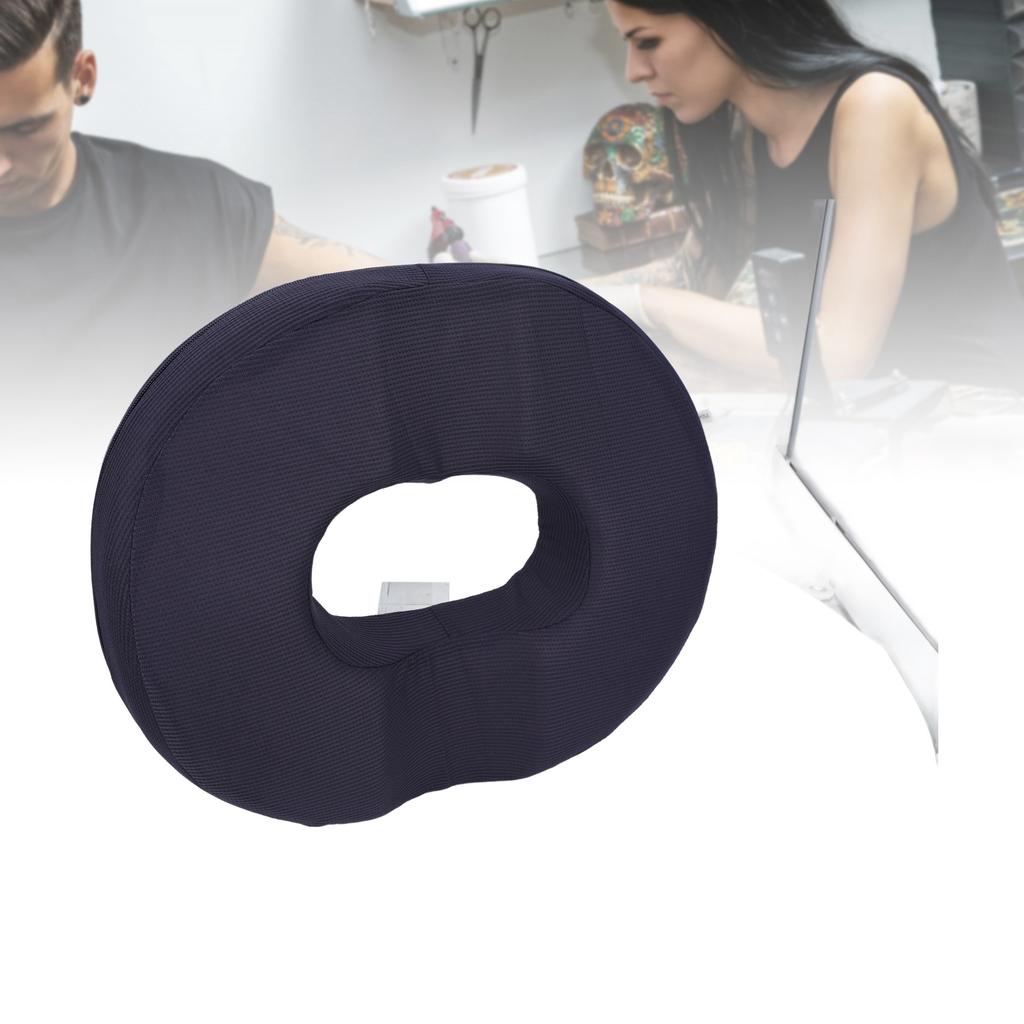 Donut Sciatica Support Donut Memory Foam Chair Cushion Pillow for Tailbone Navy Blue 4U Male