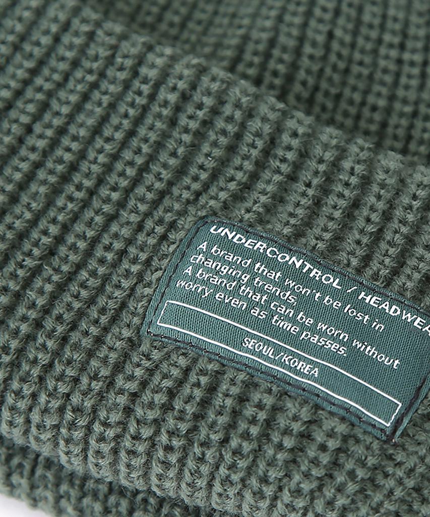 Eondeokeonteulol Winter Short Beanie Beanie / Monk Fit / Green