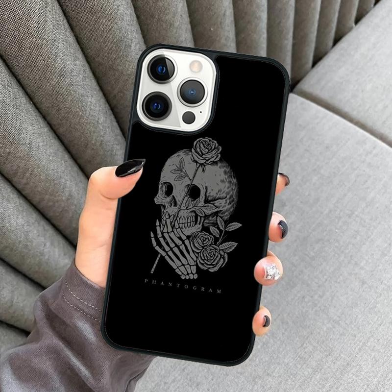 Spooky Skull Funny Dance Skeleton Phone Case For iPhone 17 Air 16 16e 15 13 14 Pro Max 11 12 Plus 2022 MAX Cover
