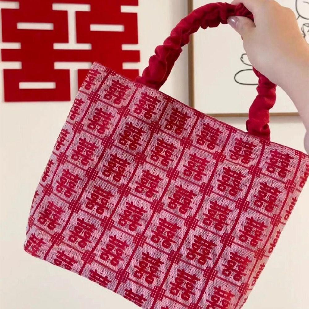 Versatile Wedding Tote Bag Chinese Style Gift Bag Cute Handbag  Wedding