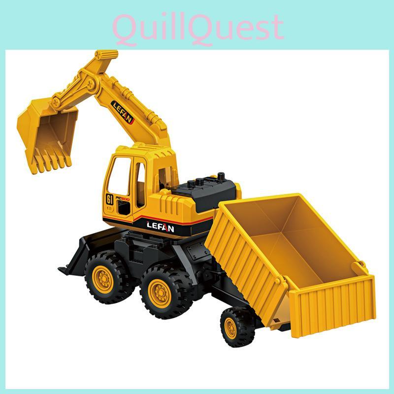 Bulldozer Excavator Simulation Dump Truck Model Children Toy With Joints Movable