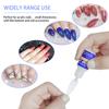 3 Bottles Acrylic Nail Art Glue French False Tips Rhinestones Gems Manicure Tool Fake Nail Glues