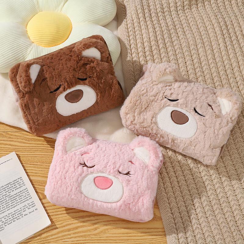 Cute Plush Bear Rechargeable Hot Water Bottle