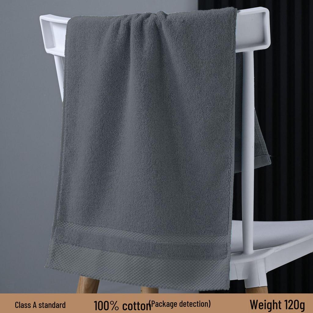 Serviette de bain épaisse absorbante en pur coton pour la maison et le lavage du visage