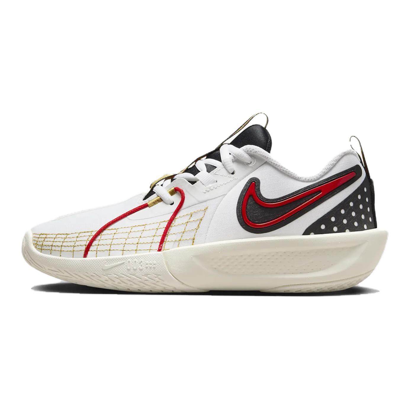 (GS) Nike Air Zoom GT Cut 3 White Black University Red Kids FD7033-103 EU 37.5
