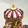 1PC 18-tone Sky City Rotating Music Box - Carousel Christmas Gift Birthday Gift Creative Resin Crafts