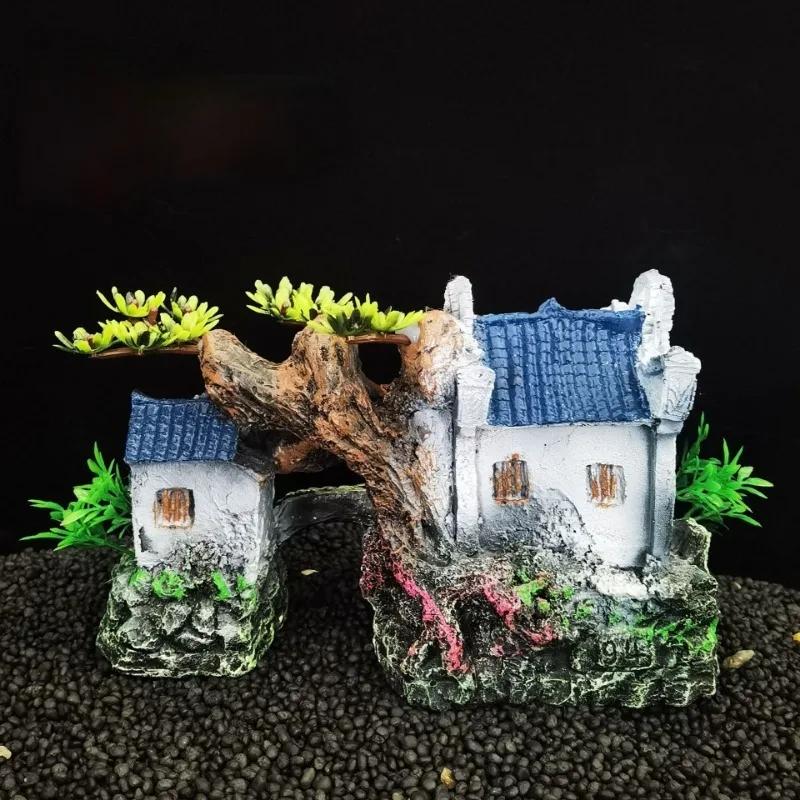 1PC Small Fish Tank Accessories Aquarium Decoration Ornament Fish Tank Aquascaping Decorations