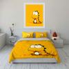 Cartoon Dinosaur On Yellow. Bedding Sets Duvet Cover Sets Duvet Covers Pillowcases(1 * Duvet Cover 2 * Pillowcases, Without Duvet Insert)