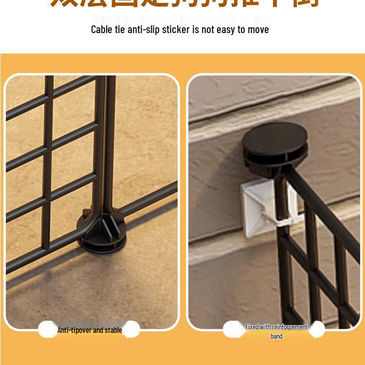 Pet Fence: Indoor Cage and Isolation Gate for Small To Medium Dogs and Cats