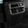 ABS Car Window Lift Button / Head Lamps / Air AC / Armrest Box Anti Kick Panel Cover Trim Accessories For Isuzu D-Max