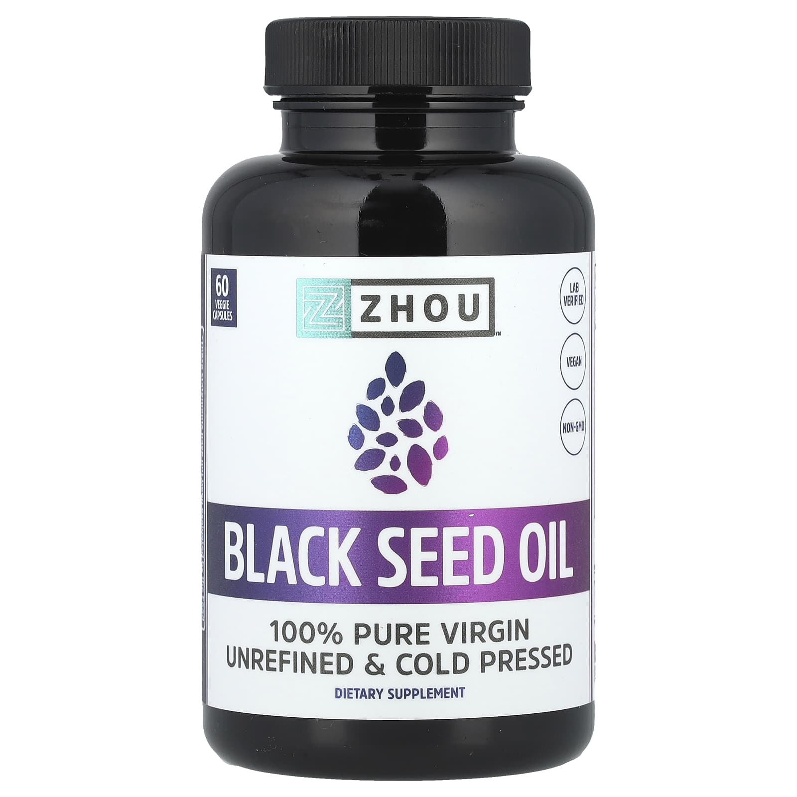

Black Seed Oil, Veggie Capsules 60