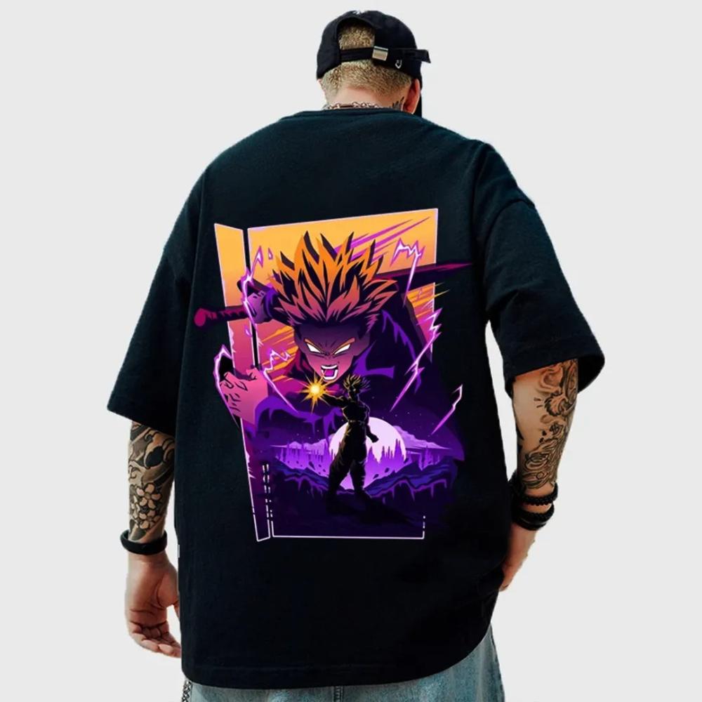 Dragon Ball GT Mens TShirt Goku Black Zamasu Printing Japanese Anime Summer Boy Childrens Short Sleeve ParentChild Wear